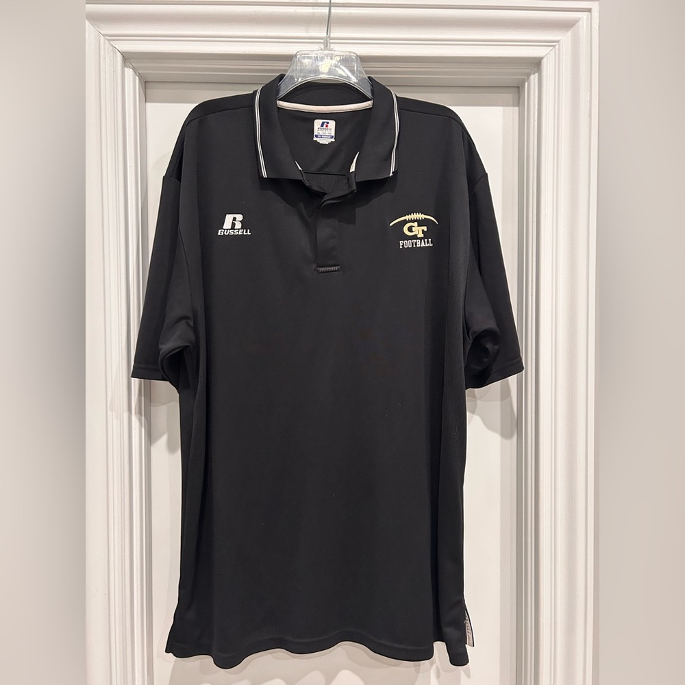 Russell Athletic Georgia Tech Black Polo